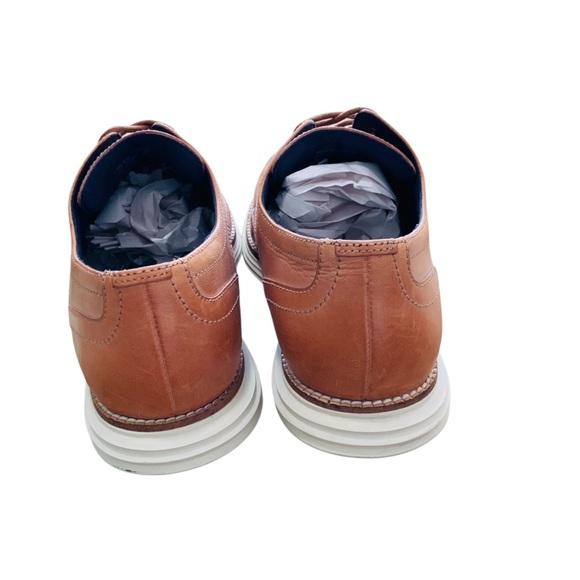 Cole Haan Original Grand Wingtip Brown Leather Oxford Shoes Men's 8.5 M - Picture 6 of 9